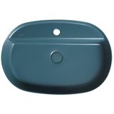 Sapho Modrozelen keramičen umivalnik 60x40 cm Infinity Oval – | Shoptok.si