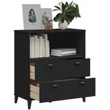  Regal za knjige VIKEN crni 80 x 40 x 90 cm konstruirano drvo | Eponuda.com