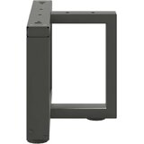  Noge za klubsko mizico v obliki črke T 2 kosa antracit 40x25x(30-31) cm jeklo, (22124019) | Shoptok.si