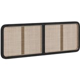  Uzglavlje s uzglavljem Crna 160 x 55 x 3 cm Ratan | shoptok.hr