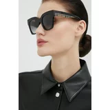 Burberry Sončna očala ženski, črna barva