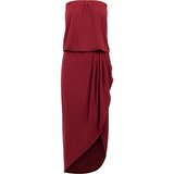 UC Ladies Women's dress made of viscose Bandeau in burgundy color | shoptok.hr