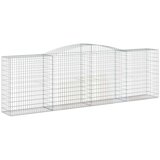  Lučne gabionske košare 10kom 400x50x120/140cm pocinčano željezo | shoptok.hr