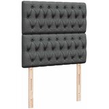  Otomanski okvir kreveta s madraca tamnosivi 90x190cm tkanine | shoptok.hr