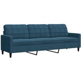  4-dijelni set sofa s jastucima plavi baršunasti | shoptok.hr