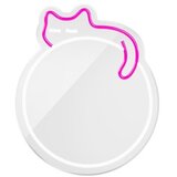 TelForceOne Barvit LED neon z ogledalom TF1 Sleeping Cat FMNE03 bela in roza, (5000279457) Cene