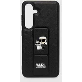 Karl Lagerfeld Etui za telefon Galaxy S24 črna barva, KLHCS24SGSAKCPK