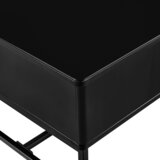 Livetastic klubska miza, 70/40,5-65,5/60 cm črna | Shoptok.si