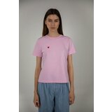 Legendww roze pamucna majica sa crvenim srcem | ePonuda.com