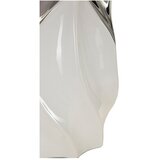 Mauro Ferretti Bijela/u srebrnoj boji stolna lampa keramička s tekstilnim sjenilom (visina 51 cm) Shiney – | shoptok.hr