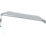 vidaXL Tenda na automatsko uvlačenje antracit i bijela 450 x 350 cm | shoptok.hr