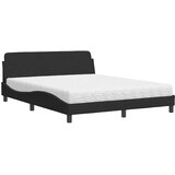 Krevet s madracem Dover crni 160x200 cm baršunasti | Eponuda.com