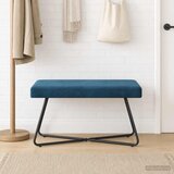  Klupa Plava 80 x 40 x 45 cm Baršun | Eponuda.com