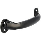 SIRO Ručka za namještaj (Tip ručke za namještaj: Držač, D x Š x V: 162 x 37 x 4 mm, Čelik, Crna) | shoptok.hr