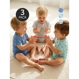 Sinsay Pamučni bodi s printom vozila 3 pack | shoptok.hr