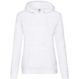 Fruit Of The Loom Biała bluza z kapturem Hooded Sweat Cene