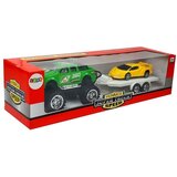  Set vozila - žuti sportski automobili i zeleni terenski automobili s trenjem | shoptok.hr