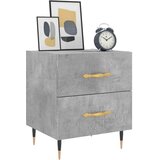  Noćni ormarići 2 kom boja betona 40x35x47,5cm konstruirano drvo | shoptok.hr