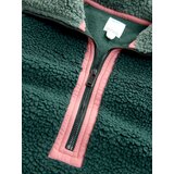 Next Jopa iz flisa zelena / temno zelena / temno roza | Shoptok.si