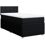 Box spring krevet s madracem crni 90x190 cm od tkanine | shoptok.hr