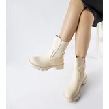 Gemre Beige insulated classic ankle boots Pleasanton | Shoptok.si