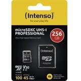 Intenso Micro SDXC 256GB UHS-I Professional 3433492 + adapter Cene