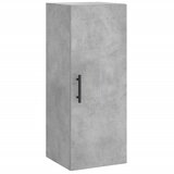  Visoka komoda siva betona 34,5x34x180 cm od konstruiranog drva | shoptok.hr