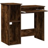 vidaXL Radni stol s policama boja hrasta 84x40x78 cm drveni | shoptok.hr