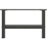  Noge kavne mizice antracit 2 kosa 50x(30-31) cm jeklo, (21828576) | Shoptok.si