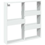 vidaXL Zidni ormarić bijeli 80 x 15 x 80 cm od konstruiranog drva | shoptok.hr