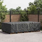 vidaXL Navlaka za vanjski namještaj Crna 305 x 190 x 85 cm 210D | shoptok.hr
