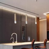 OUGLRES 35 cm viseča svetilka iz aluminija in lesa | Shoptok.si