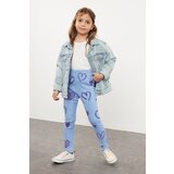 Trendyol Lilac Girl's Heart Patterned Knitted Tights | Shoptok.si