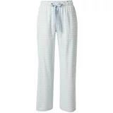 women'secret Pidžama hlače pastelno plava / svijetloplava / srebro / prljavo bijela