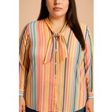Fenzy Plus Size Bluza S Prugastim Printom, Višebojna | shoptok.hr