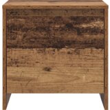 vidaXL Nočna omarica Stari les 45 x 34 x 44.5 cm Konstruiran les | Shoptok.si