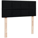  Krevet s oprugama i madracem crni 120 x 200cm od tkanine | shoptok.hr