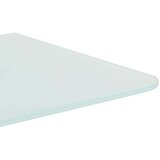 vidaXL Stenska pregrada za pisoar 90x40 cm kaljeno steklo | Shoptok.si