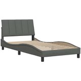  Okvir kreveta bez madraca Hanko tamnosivi 100x200 cm od tkanine | shoptok.hr