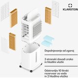 Klarstein Breezcube pametni zračni hladilnik z vodnim hlajenjem | 340 m³/h | 10 l | 30 m² | 3 načini | 50 W | Shoptok.si