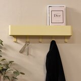 Spinder Design Svetlo rumen jeklen stenski obešalnik s polico 52 cm Dax Play – | Shoptok.si