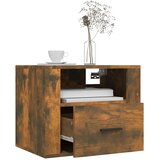  Zidni noćni ormarić boja dimljenog hrasta 50x36x40 cm | shoptok.hr