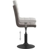 vidaXL Vrtljivi jedilni stoli 6 kosov temno siv žamet, (20945836) | Shoptok.si