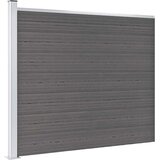 PANEL za ogradu WPC 175 x 146 cm sivi Cijene