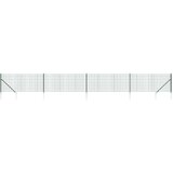  Mrežna ograja s konicami za postavitev zelena 1,1x10 m | Shoptok.si
