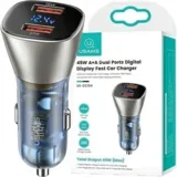 AVTOPOLNILEC 45W 2X USB-A HITRO POLNJENJE ZLAT, (22007288)