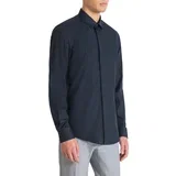 Srajce z dolgimi rokavi LONDON SLIM FIT MMSL00691-FA400078 Modra