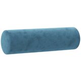vidaXL Kavč dvosed z okrasnimi blazinami moder 120 cm žamet, (20911154) | Shoptok.si