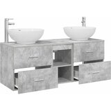  Set namještaja za kupaonicu 3 kom. Betonska siva | shoptok.hr