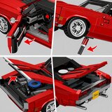 Kockice za slaganje sportskog retro automobila sa 1869 elemenata - crveni | Shoptok.si